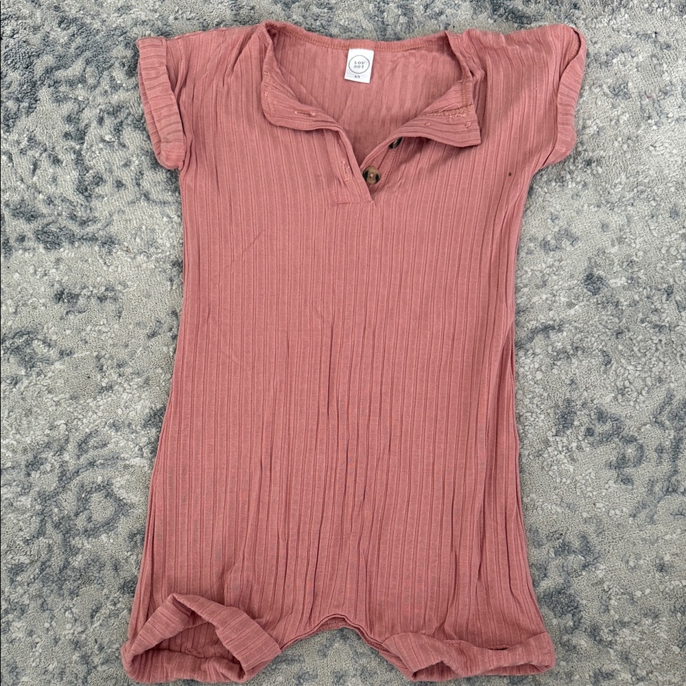 Loulou and company Mauve romper